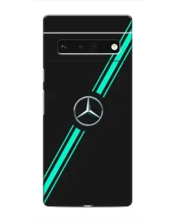 Чехол для Google Pixel 6 Pro с картинкой «Спортивные линии Mercedes»