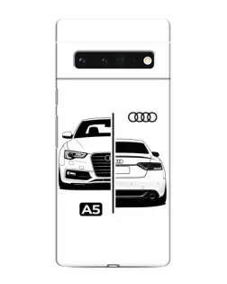 Чохол для Google Pixel 6 Pro з картинкою «Audi — контрастний дизайн»