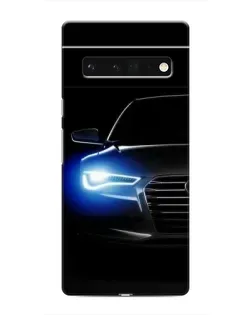 Чохол для Google Pixel 6 Pro з картинкою «Неоновий погляд Audi»