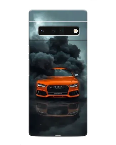 Чохол для Google Pixel 6 Pro з картинкою «Audi у хмарах диму»