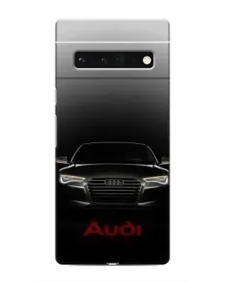 Чохол для Google Pixel 6 Pro з картинкою «Audi — градієнтний контур»