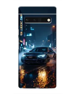 Чохол для Google Pixel 6 Pro з картинкою «Нічне місто та Audi»