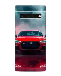 Чохол для Google Pixel 6 Pro з картинкою «Audi RS — червоний стиль»