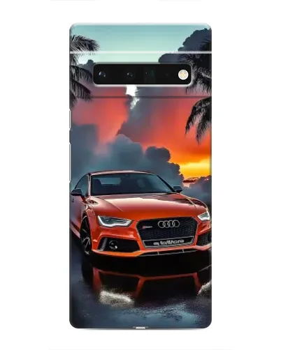 Чохол для Google Pixel 6 Pro з картинкою «Audi — захід сонця»