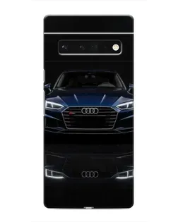 Чохол для Google Pixel 6 Pro з картинкою «Audi — нічне відображення»