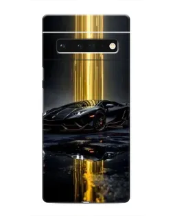 Чохол для Google Pixel 6 Pro з картинкою «Нічний Lamborghini драйв»