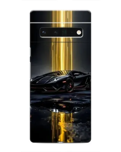 Чохол для Google Pixel 6 Pro з картинкою «Нічний Lamborghini драйв»