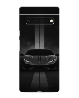 Чохол для Google Pixel 6 Pro з картинкою «Lamborghini симетрія доріг»