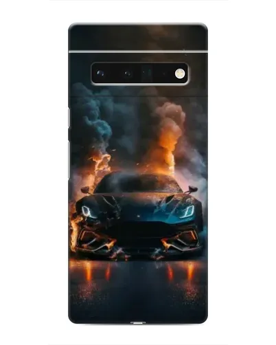Чохол для Google Pixel 6 Pro з картинкою «Lamborghini димна естетика»