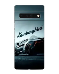 Чохол для Google Pixel 6 Pro з картинкою «Класичний Lamborghini надпис»
