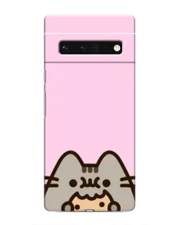 Чохол для Google Pixel 6 Pro з картинкою «Pusheen та печиво»