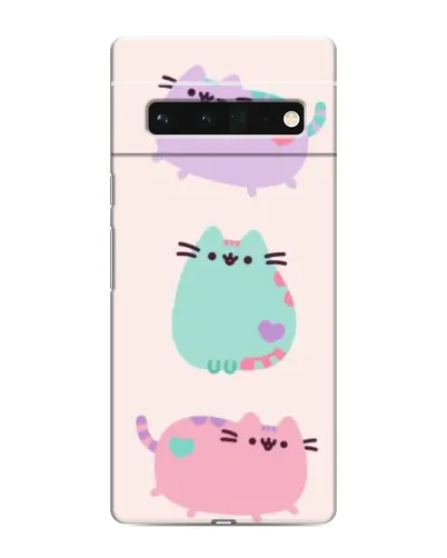 Чохол для Google Pixel 6 Pro з картинкою «Pusheen тріо»