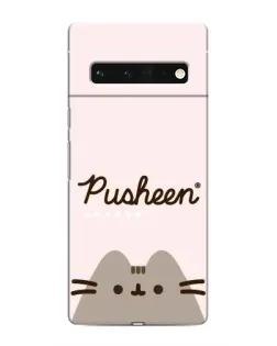 Чохол для Google Pixel 6 Pro з картинкою «Pusheen логотип»