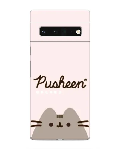 Чохол для Google Pixel 6 Pro з картинкою «Pusheen логотип»