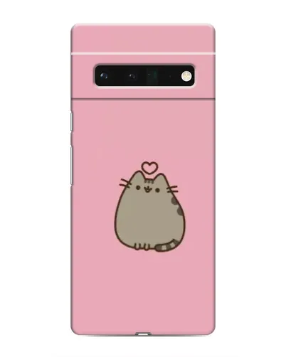 Чохол для Google Pixel 6 Pro з картинкою «Pusheen серце»