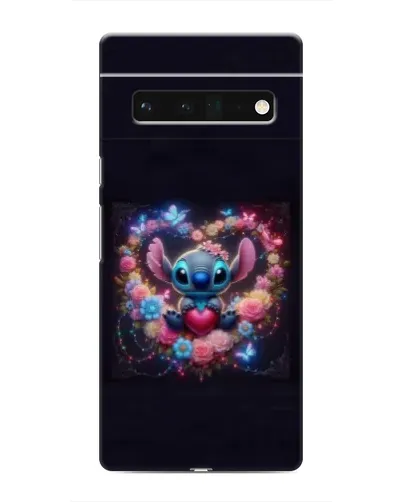 Чохол для Google Pixel 6 Pro з картинкою «Stitch у квітах»