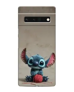 Чехол для Google Pixel 6 Pro с картинкой «Стич на коричневом фоне»