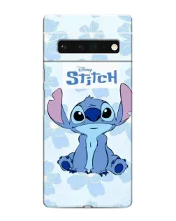 Чехол для Google Pixel 6 Pro с картинкой «Stitch среди цветов»