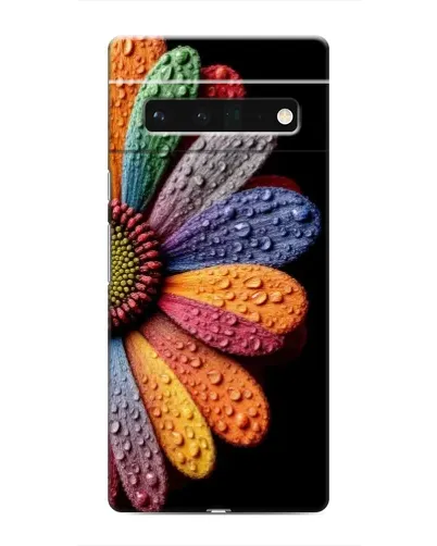 Чехол для Google Pixel 6 Pro с картинкой «Радужный цветок»