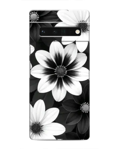 Чехол для Google Pixel 6 Pro с картинкой «Монохромные астры»