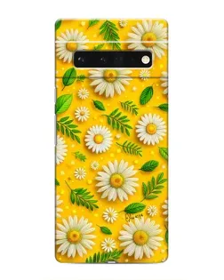 Чехол для Google Pixel 6 Pro с картинкой «Ромашковое солнце»