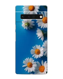 Чехол для Google Pixel 6 Pro с картинкой «Белоснежные маргаритки»