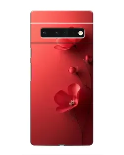 Чехол для Google Pixel 6 Pro с картинкой «Маковые соцветия»