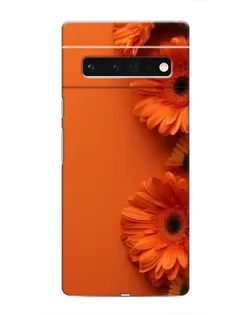 Чехол для Google Pixel 6 Pro с картинкой «Оранжевые герберы»