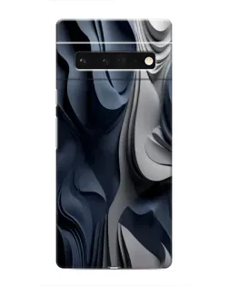 Чохол для Google Pixel 6 Pro з картинкою «Об'ємні сині складки»