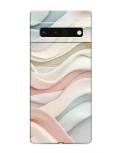 Чохол для Google Pixel 6 Pro з картинкою «Пастельні ніжні хвилі»