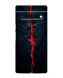 Чохол для Google Pixel 6 Pro з картинкою «Червона лавова тріщина»