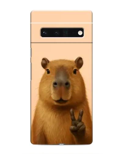 Чохол для Google Pixel 6 Pro з картинкою «Капібара вікторія»