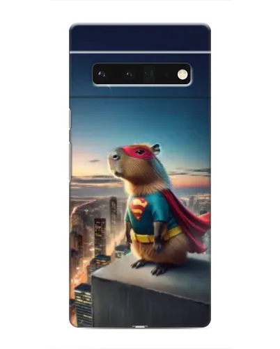 Чохол для Google Pixel 6 Pro з картинкою «Капі-мен супергерой»