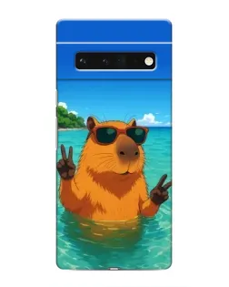 Чохол для Google Pixel 6 Pro з картинкою «Морська капібара»