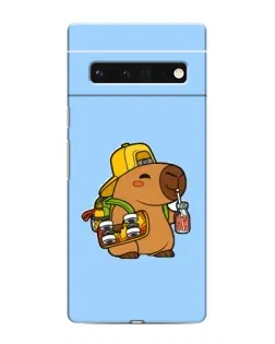 Чохол для Google Pixel 6 Pro з картинкою «Капібара на скейті»