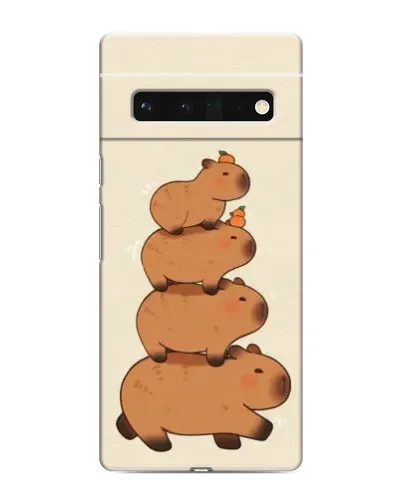 Чохол для Google Pixel 6 Pro з картинкою «Вежа з капібар»