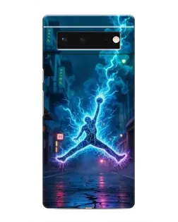 Чохол для Google Pixel 6 з картинкою «Jordan Gold Jumpman»
