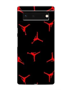 Чохол для Google Pixel 6 з картинкою «Jordan Red Pattern»