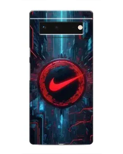 Чохол для Google Pixel 6 з картинкою «Техногенний стиль Nike»