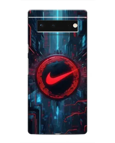 Чохол для Google Pixel 6 з картинкою «Техногенний стиль Nike»