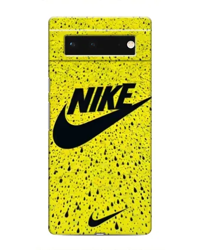 Чохол для Google Pixel 6 з картинкою «Жовтий текстурний Nike»
