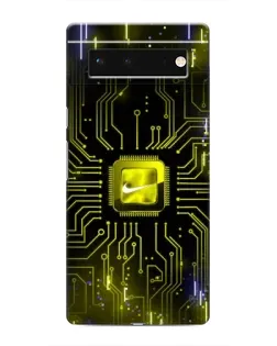 Чохол для Google Pixel 6 з картинкою «Nike — золота іскра»