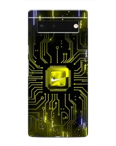 Чохол для Google Pixel 6 з картинкою «Nike — золота іскра»