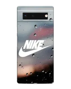 Чехол для Google Pixel 6 с картинкой «Nike в стиле ретро»