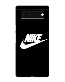 Чехол для Google Pixel 6 с картинкой «Мазки краски Nike»