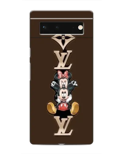 Чохол для Google Pixel 6 з картинкою «LV та Міккі Маус»