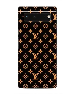 Чохол для Google Pixel 6 з картинкою «Золота монограма LV»
