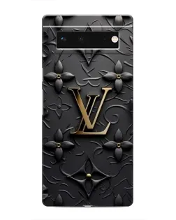 Чохол для Google Pixel 6 з картинкою «Шкіряна текстура LV»