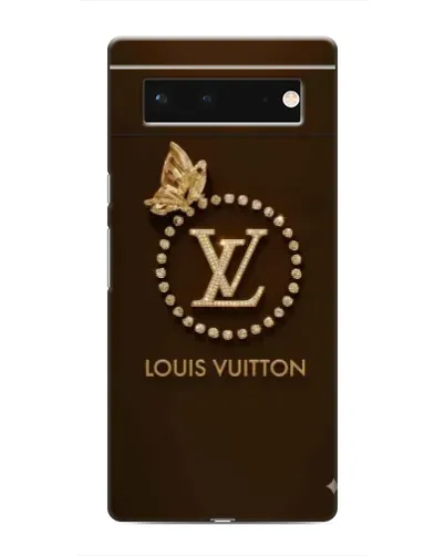 Чохол для Google Pixel 6 з картинкою «LV — золота печатка»
