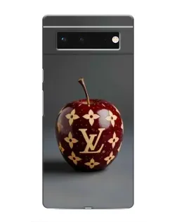 Чохол для Google Pixel 6 з картинкою «Червоне яблуко LV»
